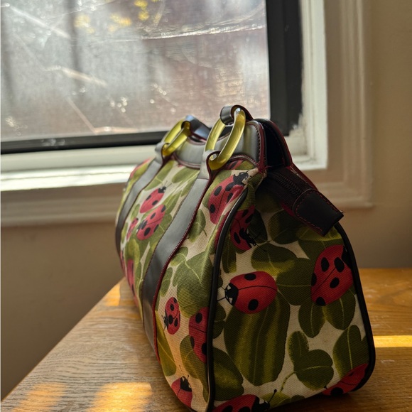 Ladybug Patterned Handbag - Picture 4 of 8